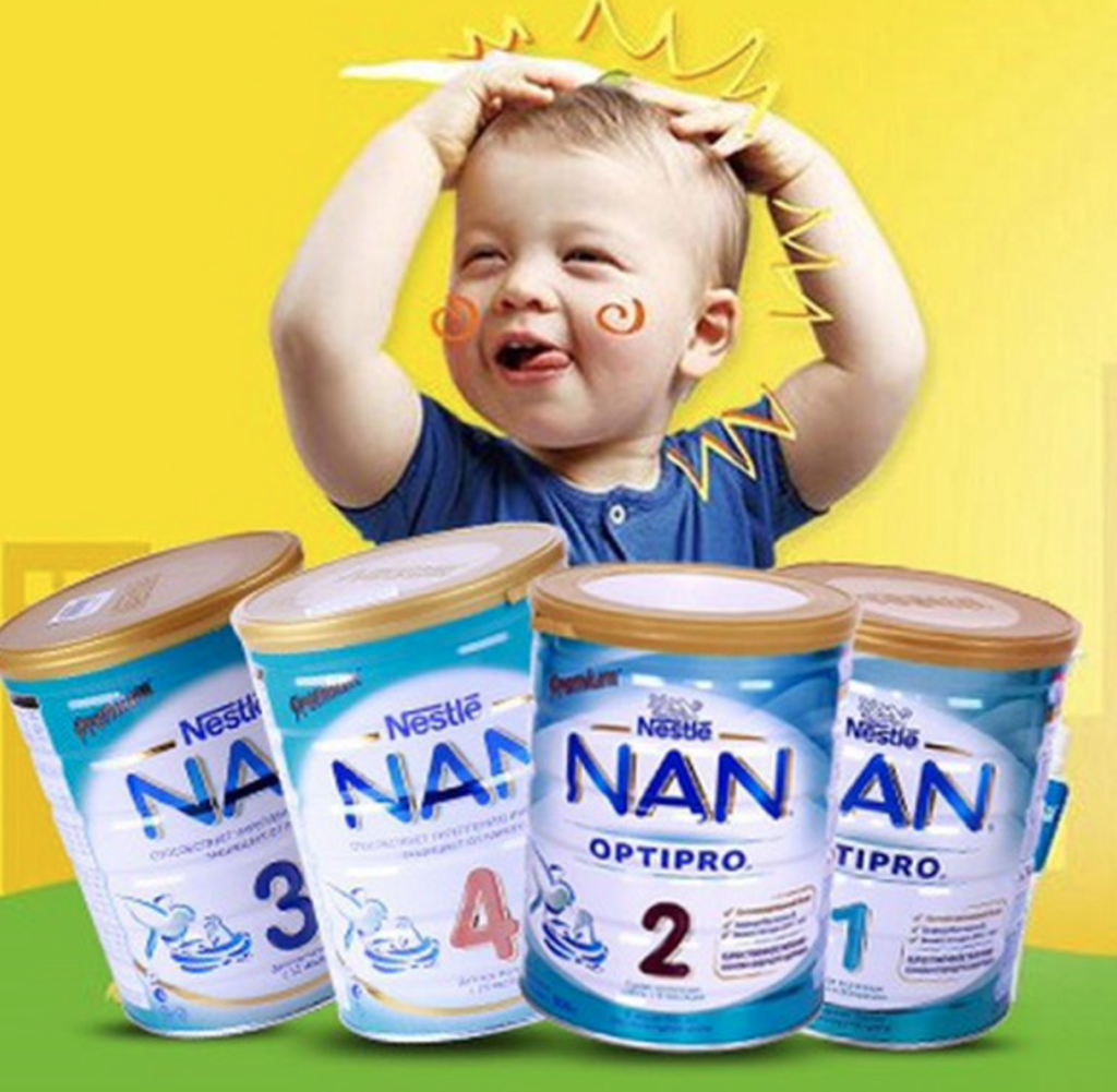 Thương hiệu Nestle với Nan Nga và Việt  có dinh dưỡng dồi dào & chất lượng tốt để giúp bé tăng cân đều đặn