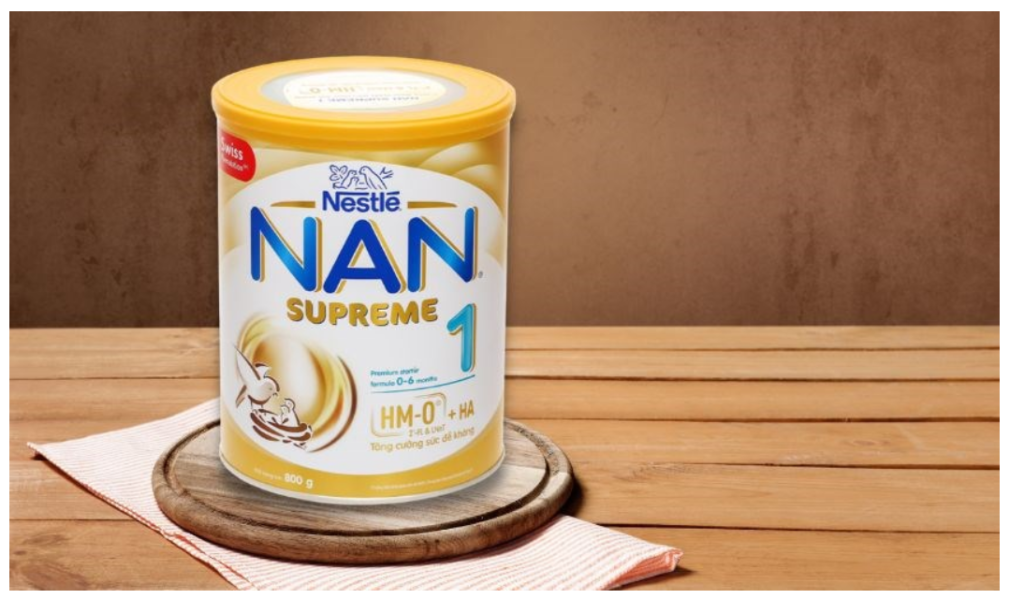 Sữa nan supreme 1 hộp vàng 800gr được bán tại các cửa hàng trên toàn quốc