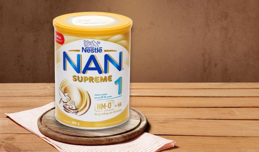 Sữa nan supreme 1 có giúp con tăng cường hệ tiêu hóa
